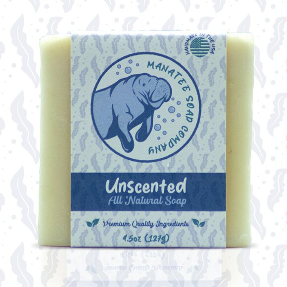Manatee Soap Co - Unscented All Natural Soap - Picture 1 of 3